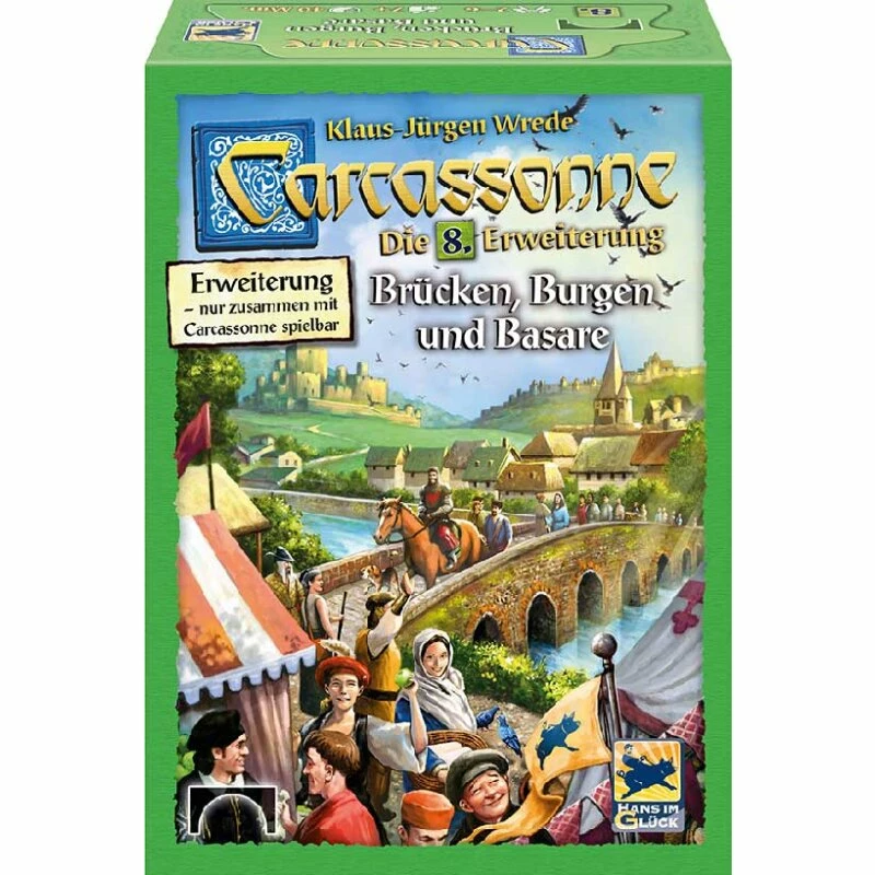 Carcassonne | 8. Erweiterung - Brücken, Burgen & Basare (DE)