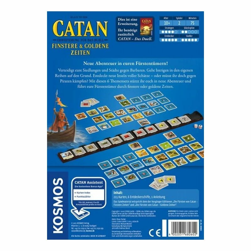 Catan - Das Duell - Erweiterung: Finstere & Goldene Zeiten (DE) – Bild 2