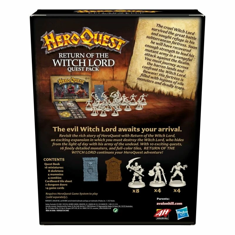 Hasbro HeroQuest 2022 - Return Of The Witch Lord Quest Pack (EN) – Bild 5