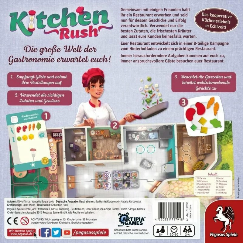 Pegasus Spiele Kitchen Rush (DE) – Bild 2