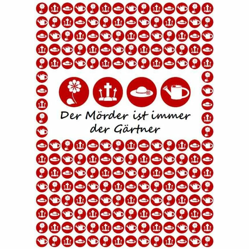 Krimi-Dinner Spiel - Der Mörder Ist Immer Der Gärtner (DE)