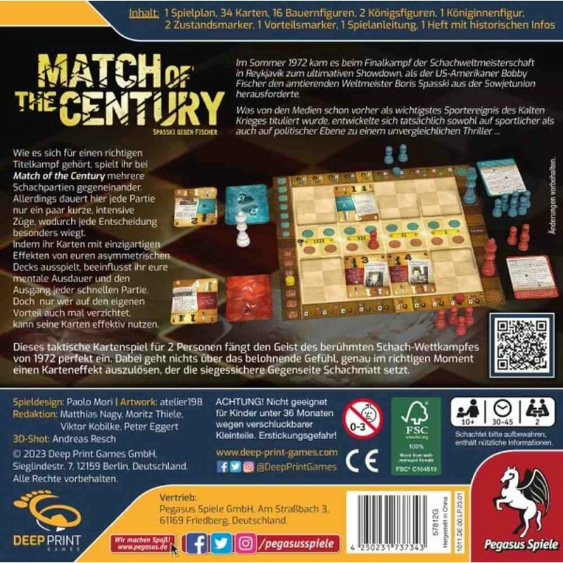 Pegasus Spiele Match Of The Century (Deep Print Games) (DE) – Bild 2