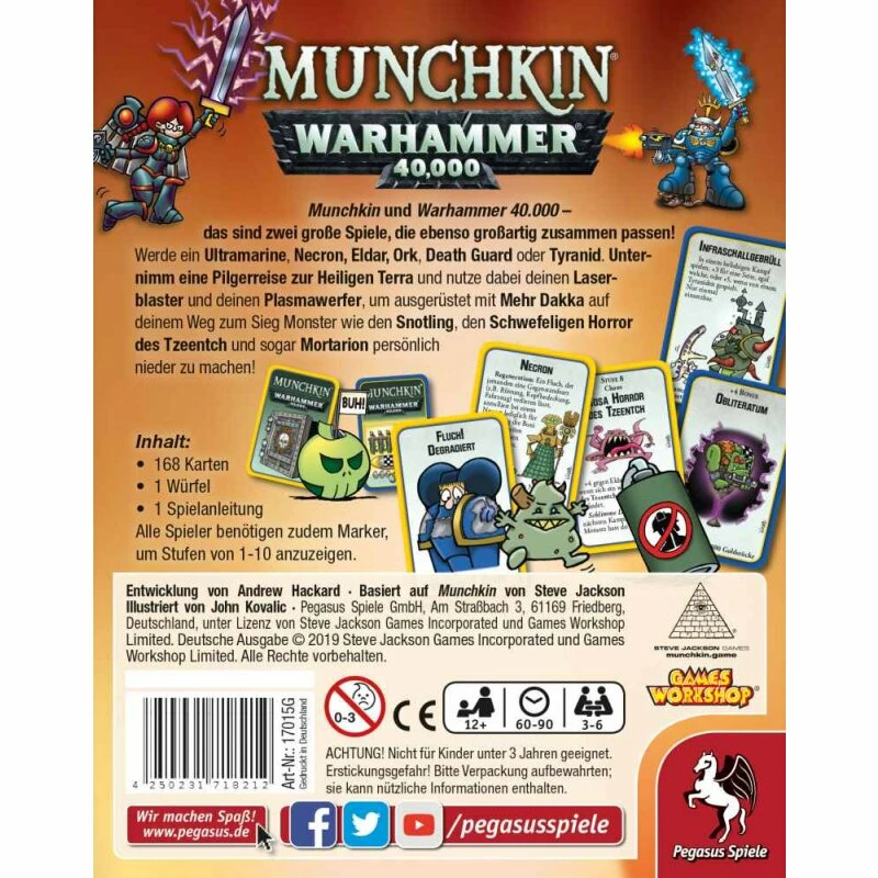 Pegasus Spiele Munchkin Warhammer 40.000 (DE) – Bild 2