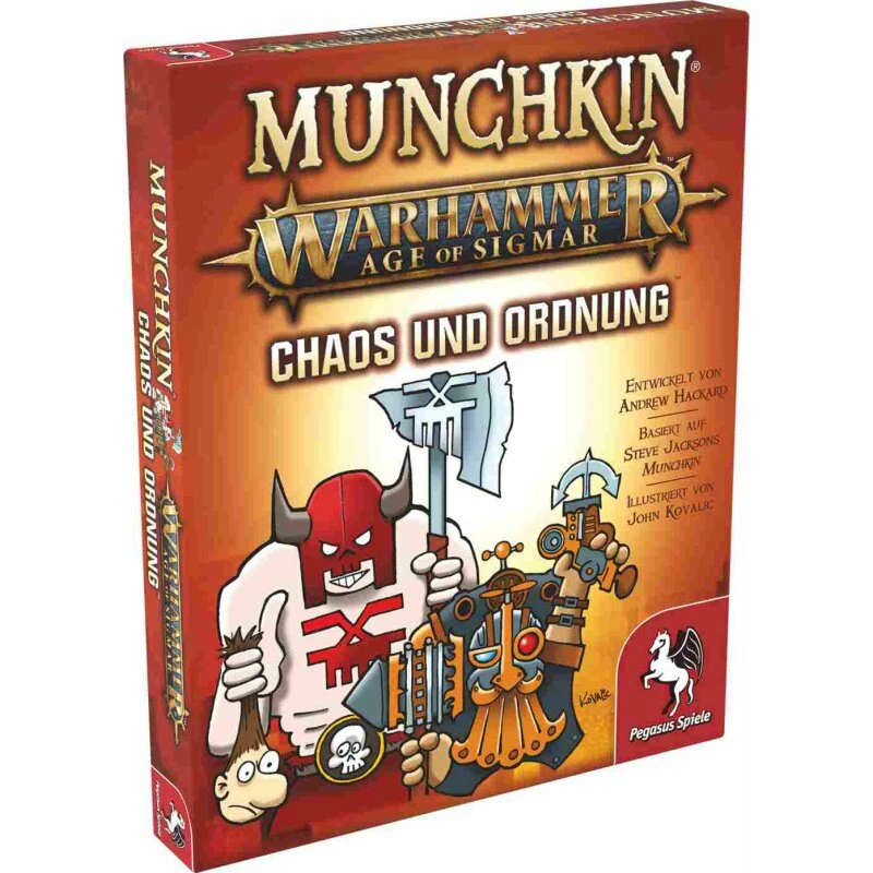 Pegasus Spiele Munchkin Warhammer Age Of Sigmar: Chaos & Ordnung (DE)