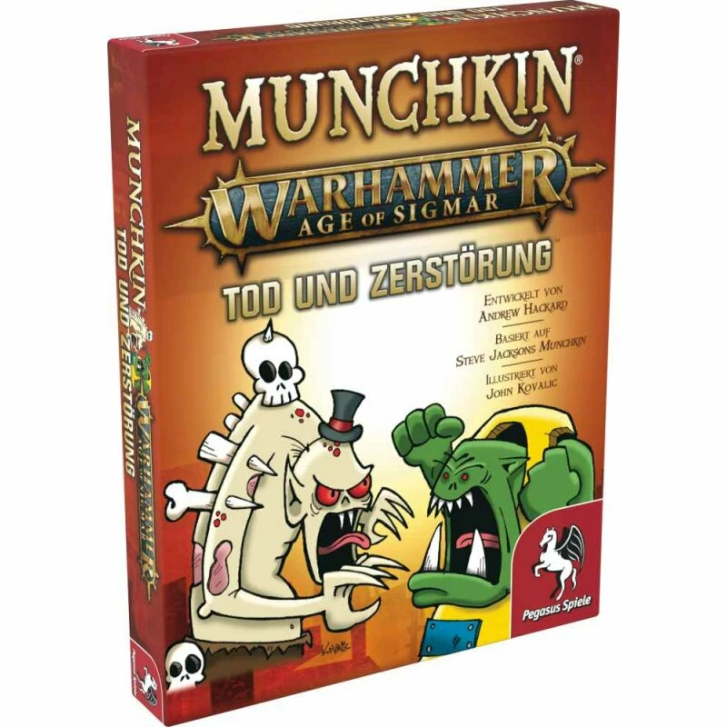 Pegasus Spiele Munchkin Warhammer: Age Of Sigmar - Tod Und Zerstörung (DE)