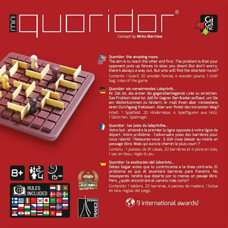GIGAMIC Quoridor Mini (Multilingual) – Bild 2