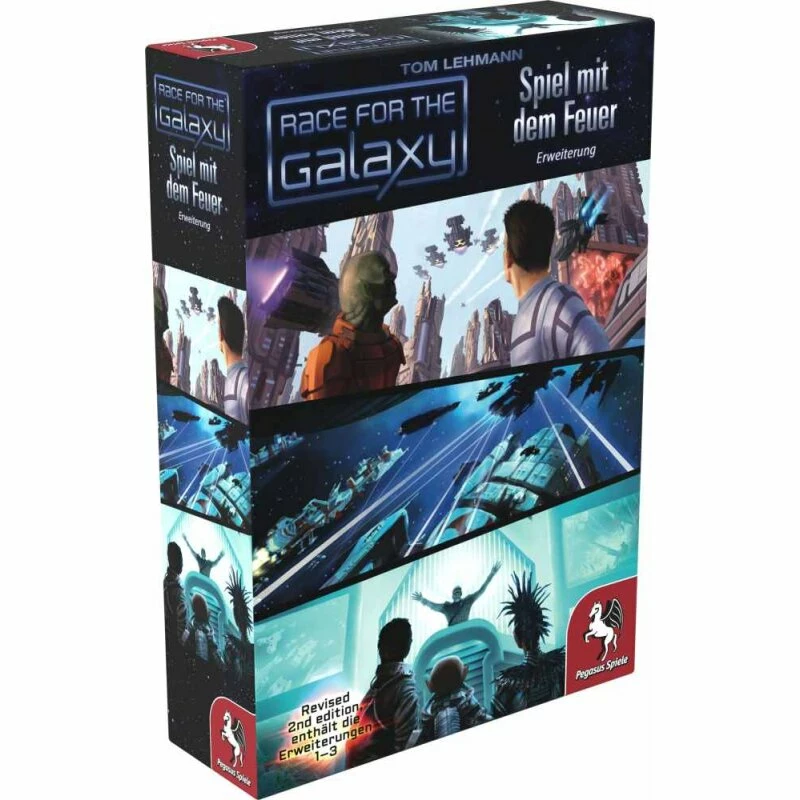 Pegasus Spiele Race For The Galaxy: Spiel Mit Dem Feuer Erweiterung 1-3 Bundle (DE)