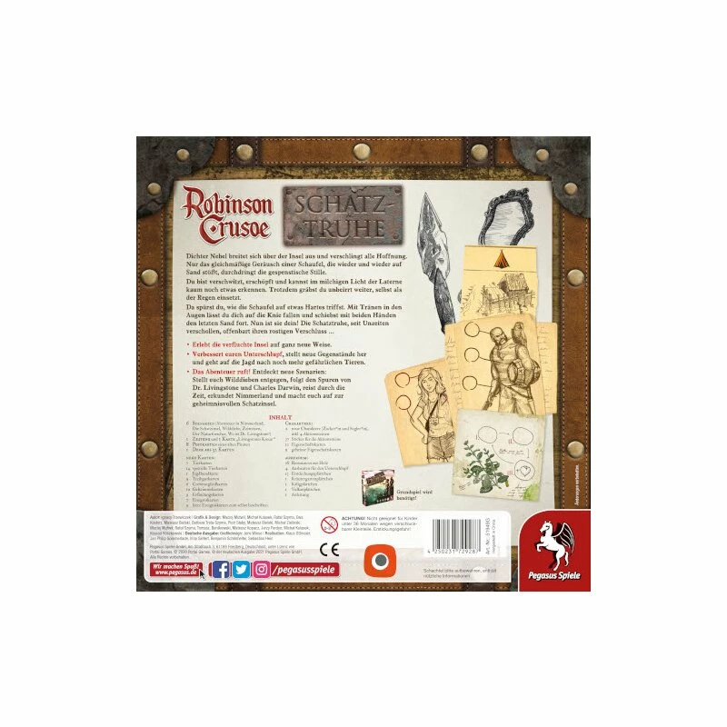 Pegasus Spiele Robinson Crusoe: Schatztruhe (DE) – Bild 2