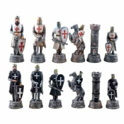 Schachfiguren Kreuzritter